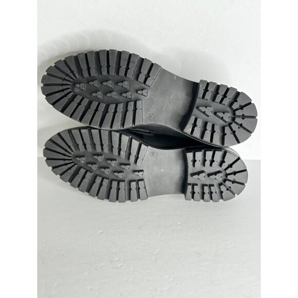 Miz Mooz Legend Black Leather Platform Loafer EU 40 US 9.5 Worn only once - Picture 6 of 6